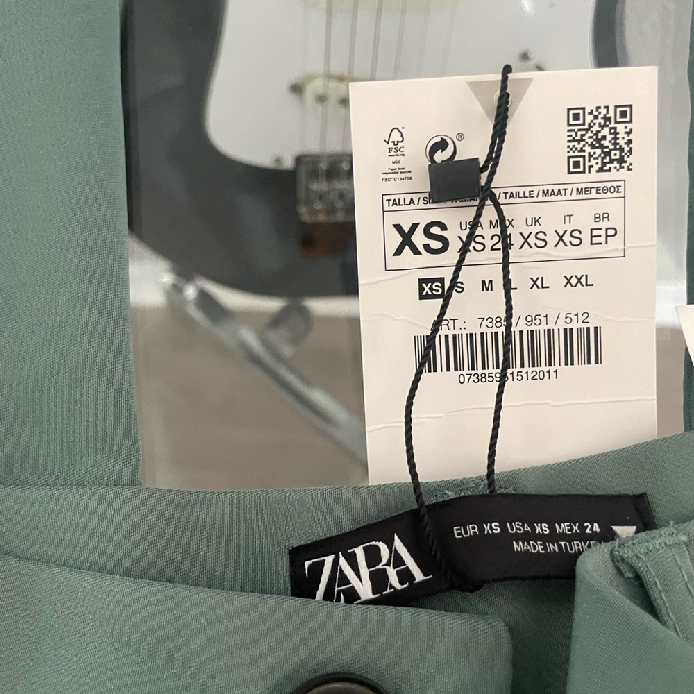 Zara Women's Olive Trousers - Picture 3 of 5